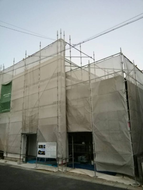 浜松市　モルタル金鏝押さえ下地にナノコンポジットWの塗装